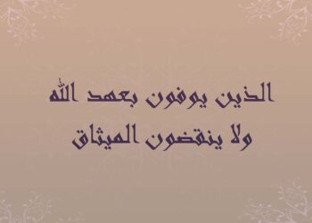 الذين يوفون بعهد الله